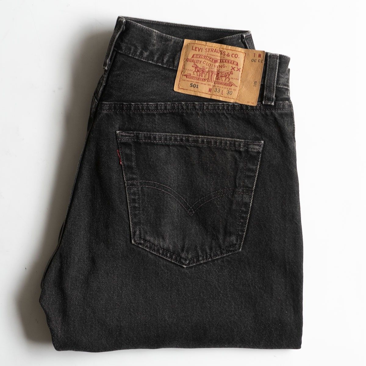後染め/ゴールデンサイズ】 LEVI'S 【90s/501 ブラックデニム デニム