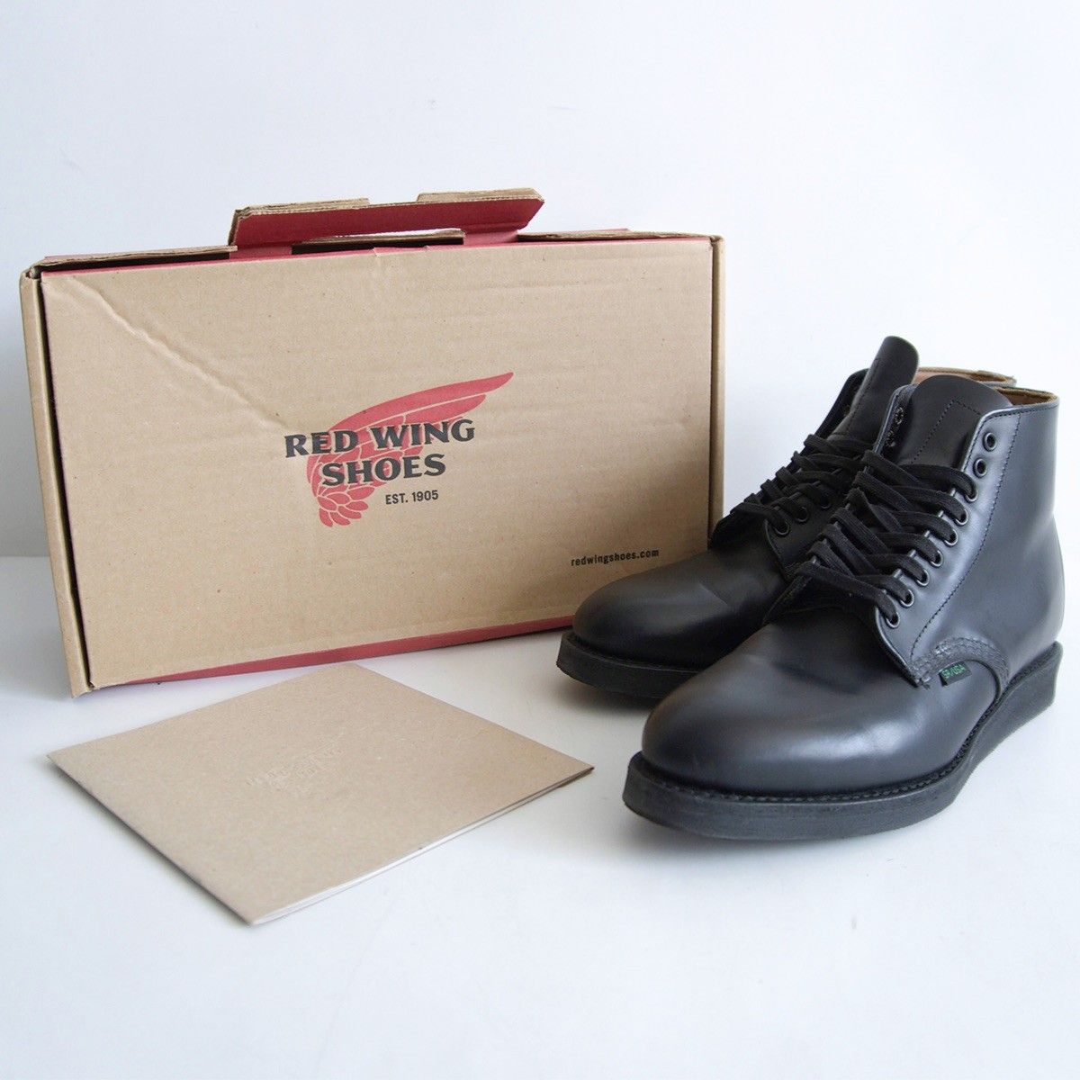 【美品】REDWING【9197 Postman Boot 】US7 1/2D ポストマン シューズ レッドウィング レザー USA製 26050341