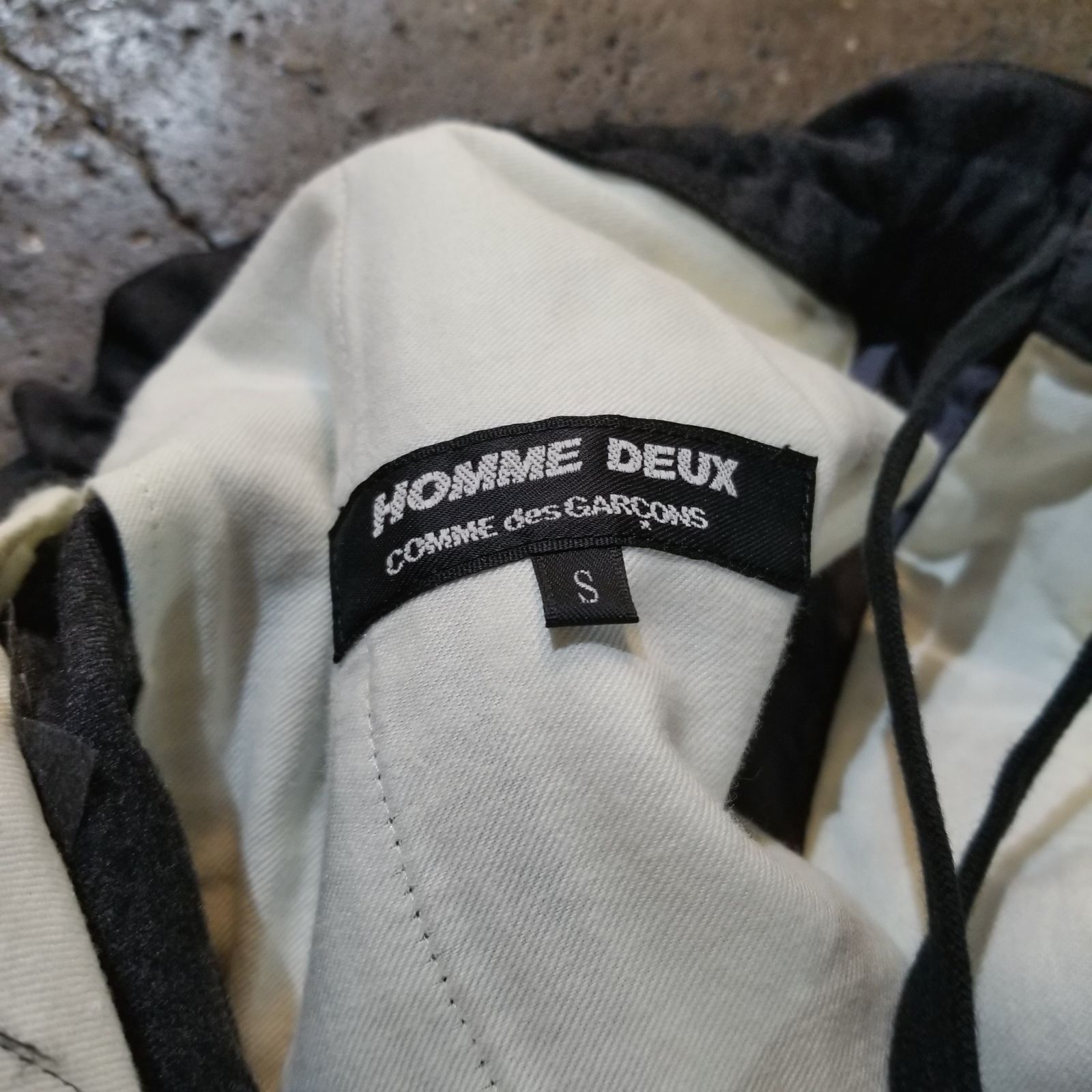COMME des GARCONS HOMME DEUX 21aw イージーパンツ グレー S 