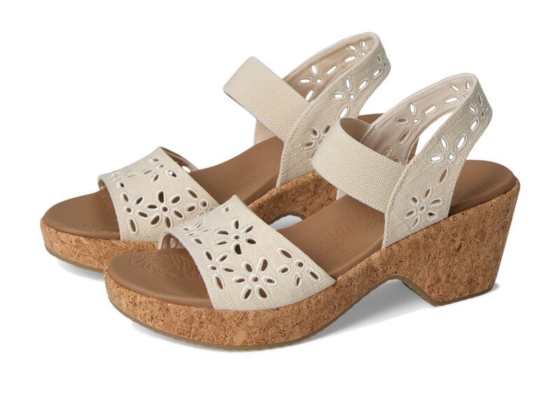 スケッチャーズ レディース シューズ ヒール SKECHERS Brystol Beach Bliss Natural