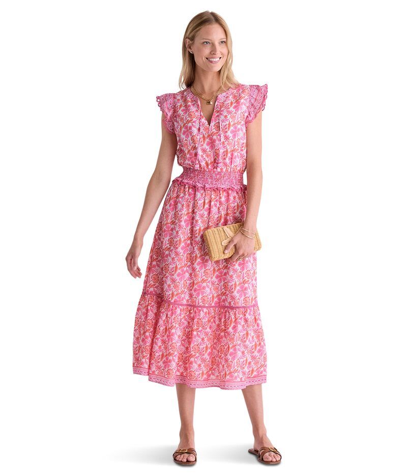 ヴァインヤードヴァインズ レディース トップス ワンピース マキシ Vineyard Vines Mina Maxi Dress Block Printou