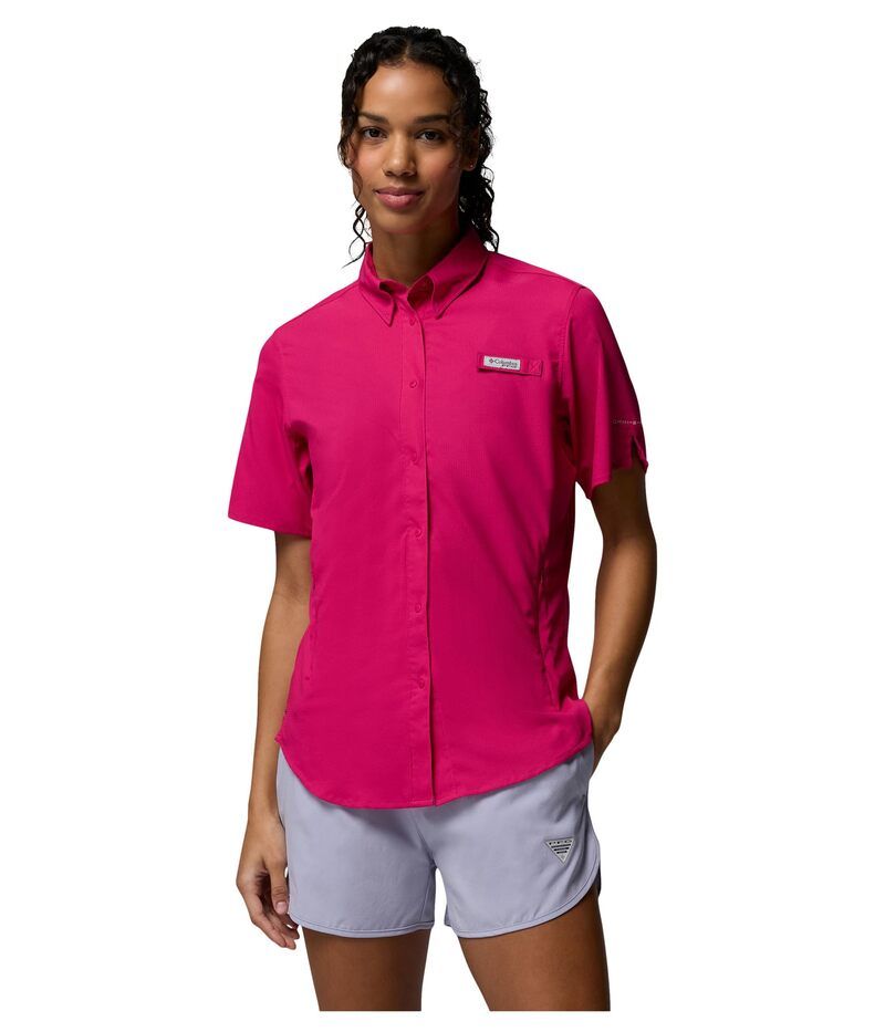 コロンビア レディース トップス シャツ Columbia TamiamiI SS Guava Pink ピンク