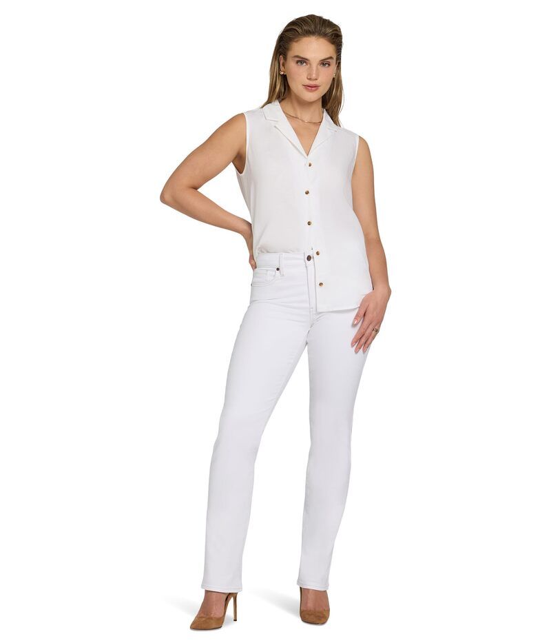 エヌワイディージェイ レディース ボトムス デニムパンツ ジーンズ NYDJ Straight Jeans in Optic White 1 ホワイト