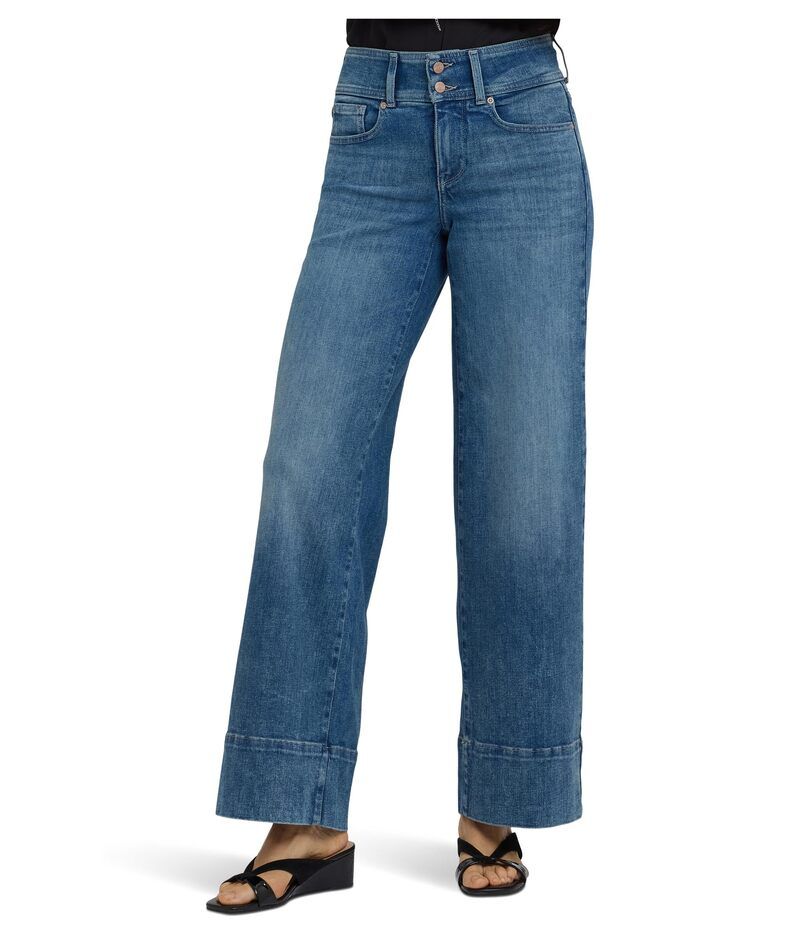 エヌワイディージェイ レディース ボトムス デニムパンツ ワイドレッグ ジーンズ NYDJ 4 Hem Wide Leg Jeans in Breezy Palms Breezy Palms
