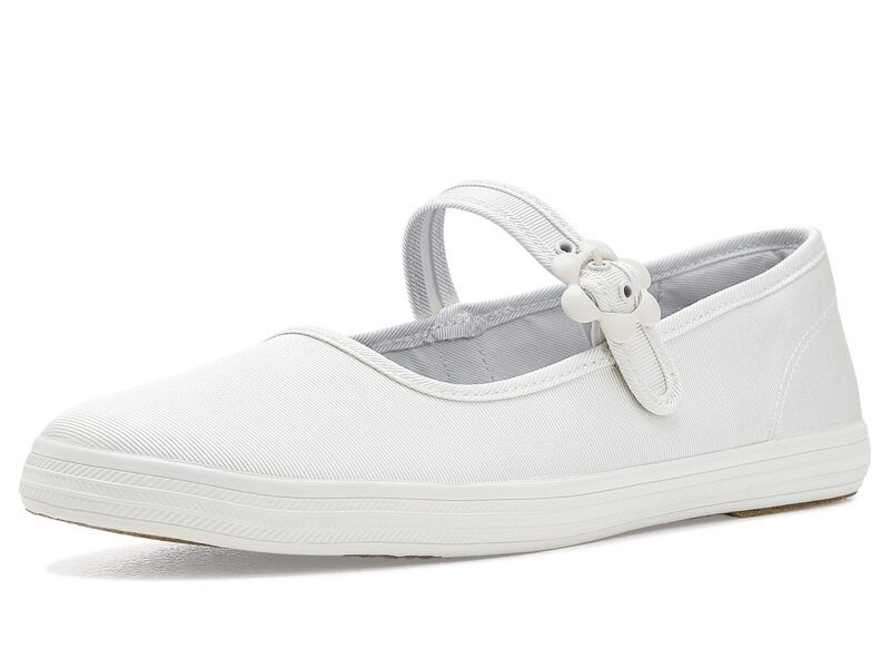 ケッズ レディース シューズ スニーカー Keds Maisie Mary Jane White Grosgrain ホワイト