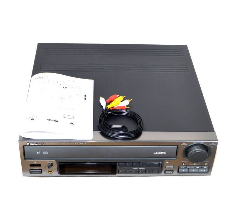 動作美品/メンテ済 Pioneer パイオニア CLD-200 LD CDプレーヤー Laser Disc レーザーディスク CLD-100 の兄弟機