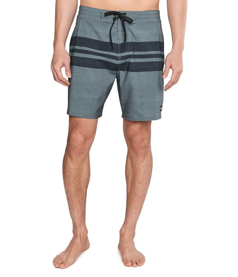 クイックシルバー メンズ 水着 ハーフパンツ・ショーツ ショートパンツ シルク Quiksilver Surfsilk StreetTrunk 18 BoardShorts Black ブラック