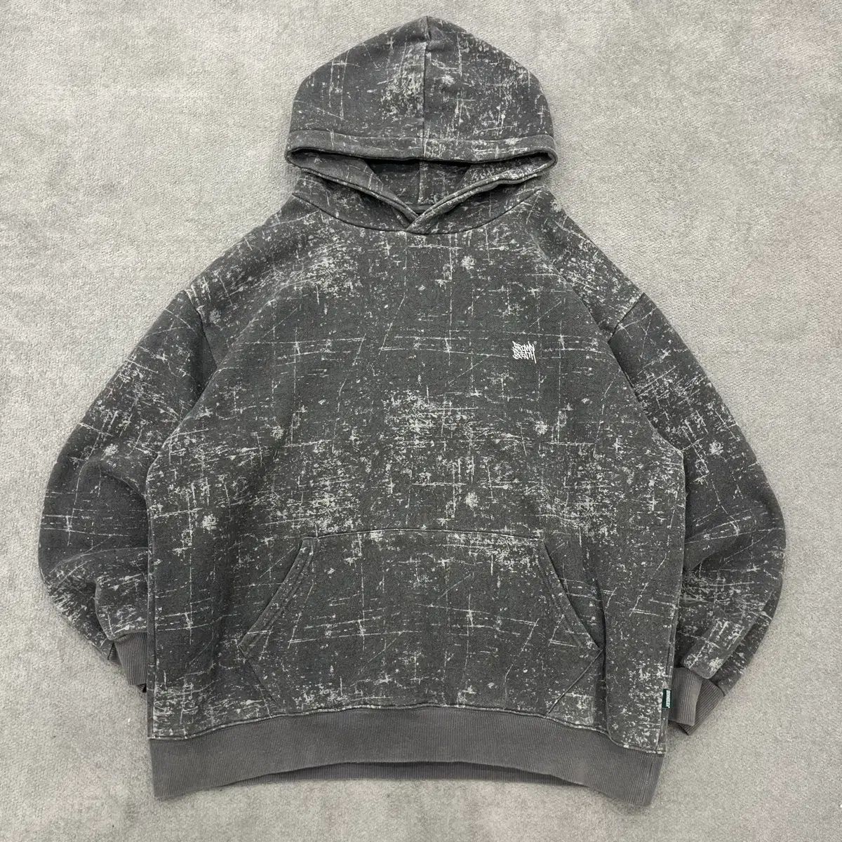 XL ブラウンブレス バックロゴ フーディー