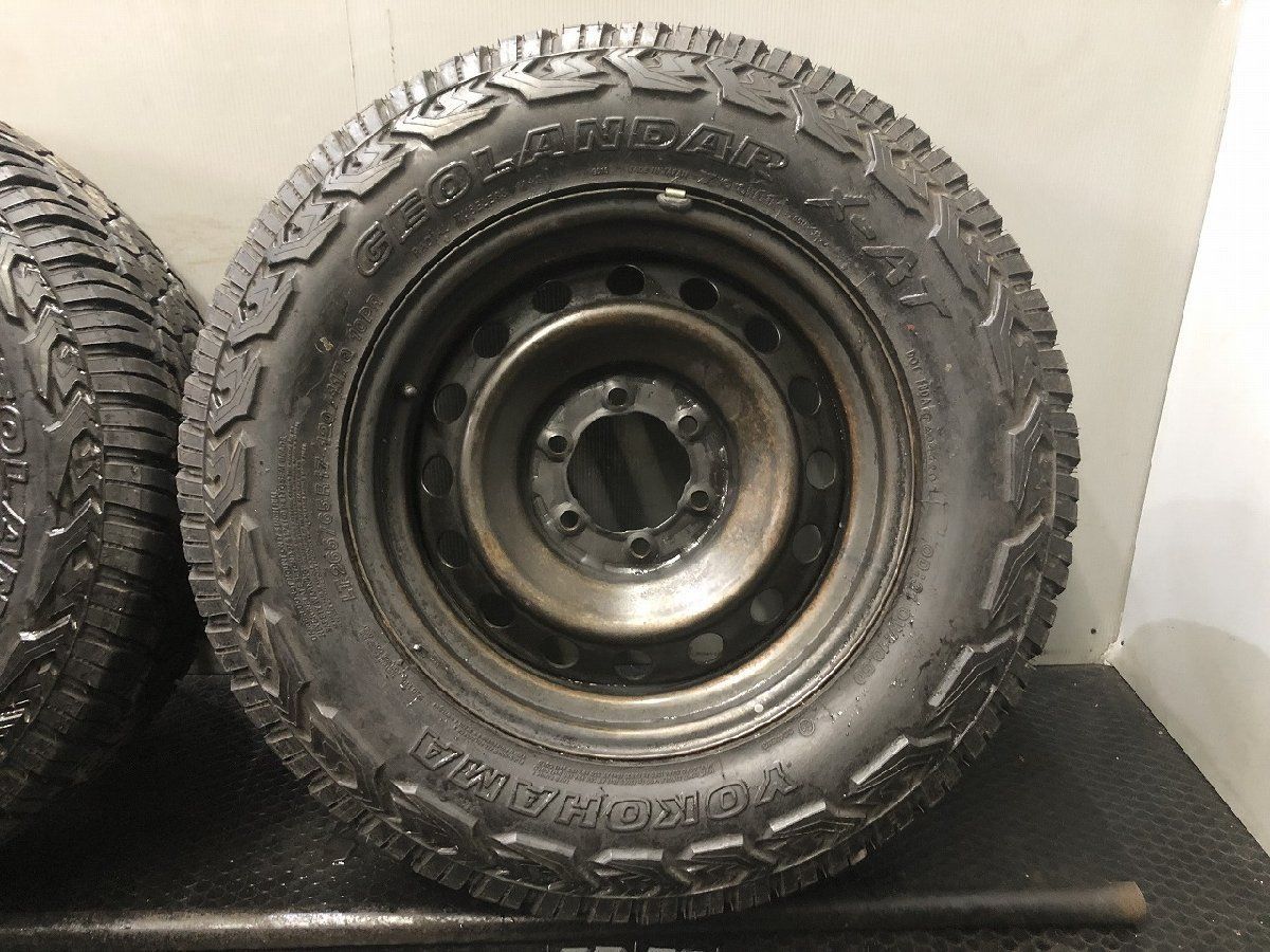 YK X-AT LT265/65R17】夏タイヤ【トヨタ GUN125ハイラックス 純正鉄 