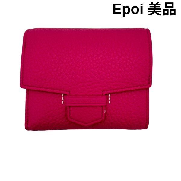 美品 エポイ epoi 二つ折り財布 リツラグーン コンパクト カード