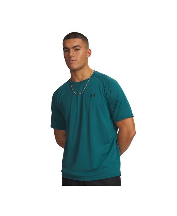 アンダーアーマー メンズ トップス Tシャツ 半袖 Under Armour Mens Tech ShortSleeve Tshirts Rack Green Black ブラック