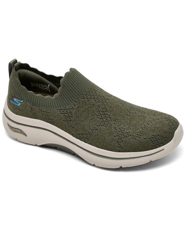 スケッチャーズ レディース シューズ スニーカー Skechers Womens GO WALK Arch Fit 20 Rosa Linda Walking Sneakers from Finish Line Olive オリーブ