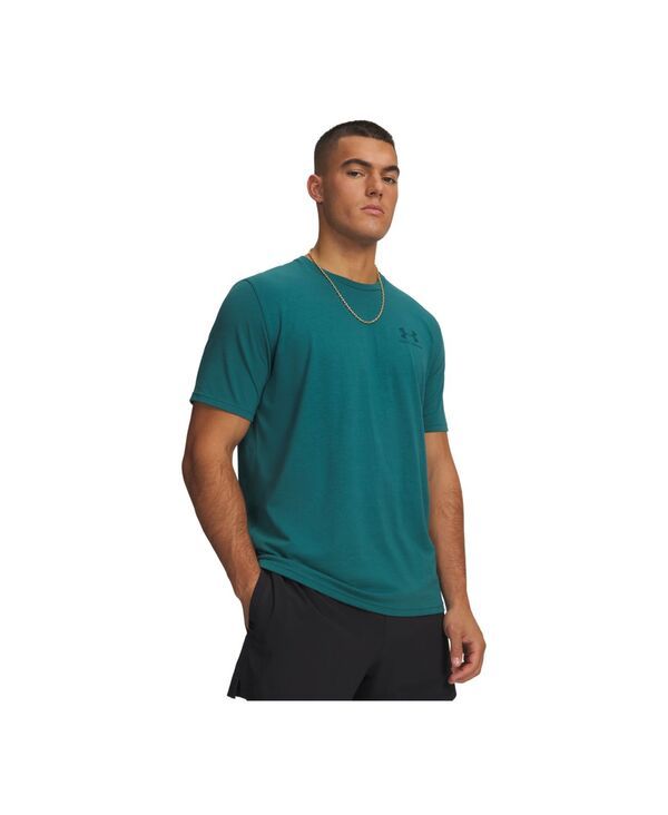 アンダーアーマー メンズ トップス Tシャツ スポーツスタイル 半袖 Under Armour Mensportstyleft Chest ShortSleeve TShirt Rack GreenArden Green グリーン 6,645円