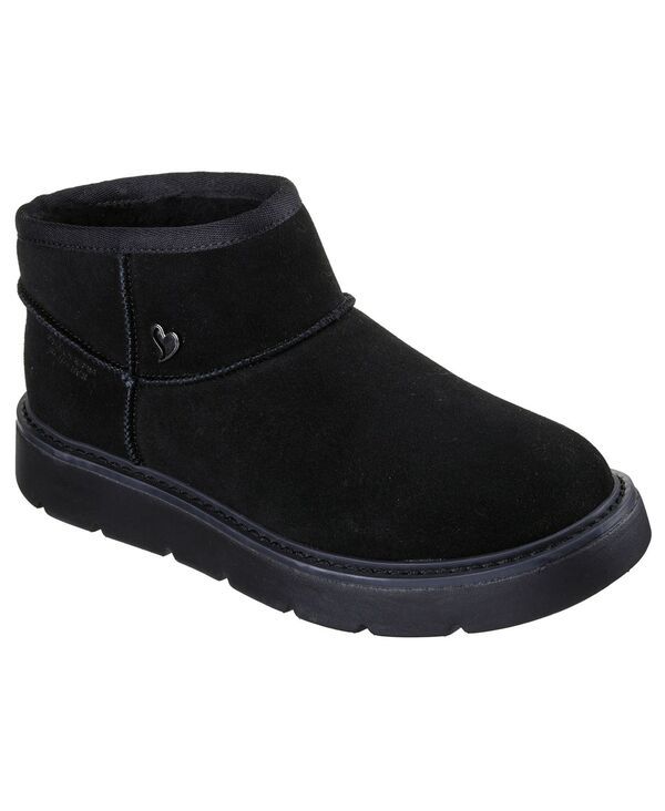 スケッチャーズ レディース シューズ スニーカー ミニ ブーツ Skechers WomenslipIns Keepsakes Cozy Cozy Mini Boots from Finish Line Black ブラック