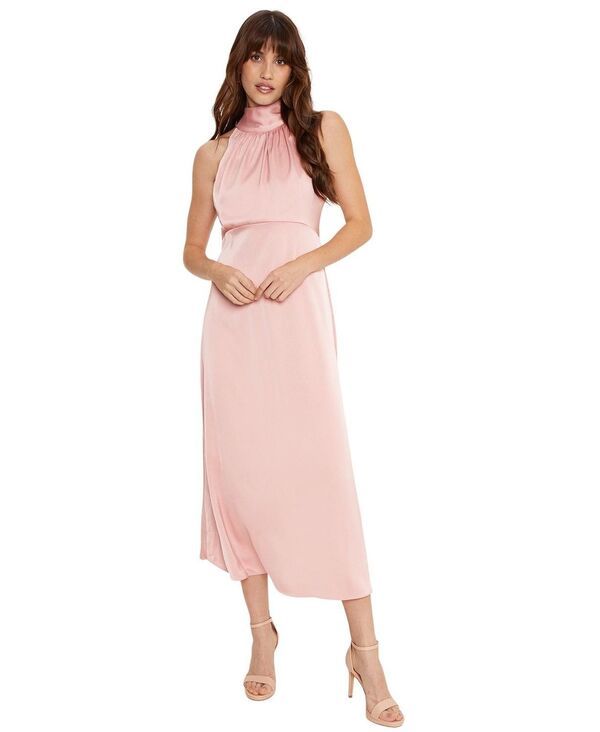 オアシス レディース トップス ワンピース ミディ サテン ホルター Oasis Womensatin Halter Neck Midi Bridesmaidress Blush ブラッシュ 26,496円