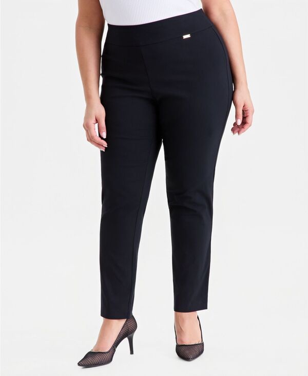 アイエヌシー インターナショナル コンセプト レディース ボトムス カジュアルパンツ プラスサイズ INC International Concepts Plusize Bengaline Skinny Pants Created for Macys Deep