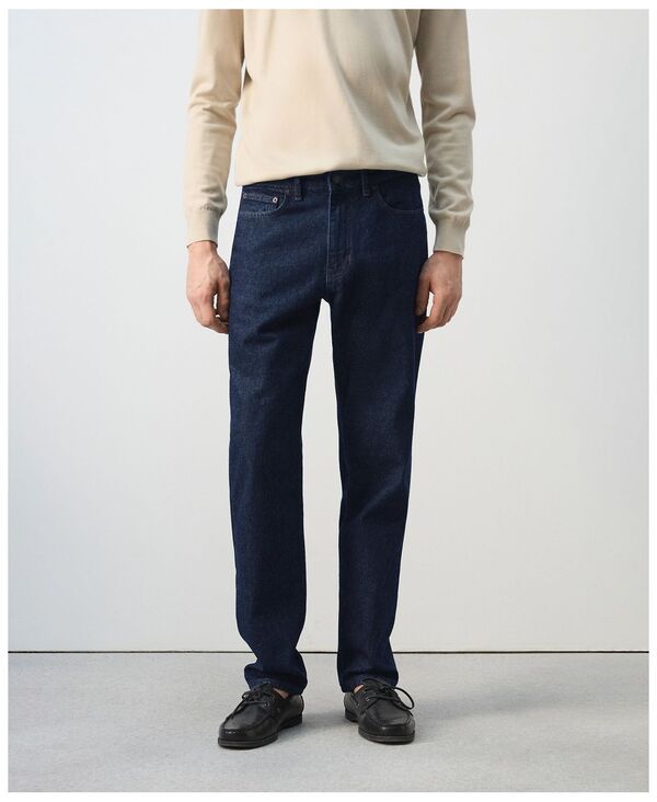 マンゴ メンズ ボトムス デニムパンツ ジーンズ MANGO Mens Bob RegularFit Jeans Open Blue ブルー