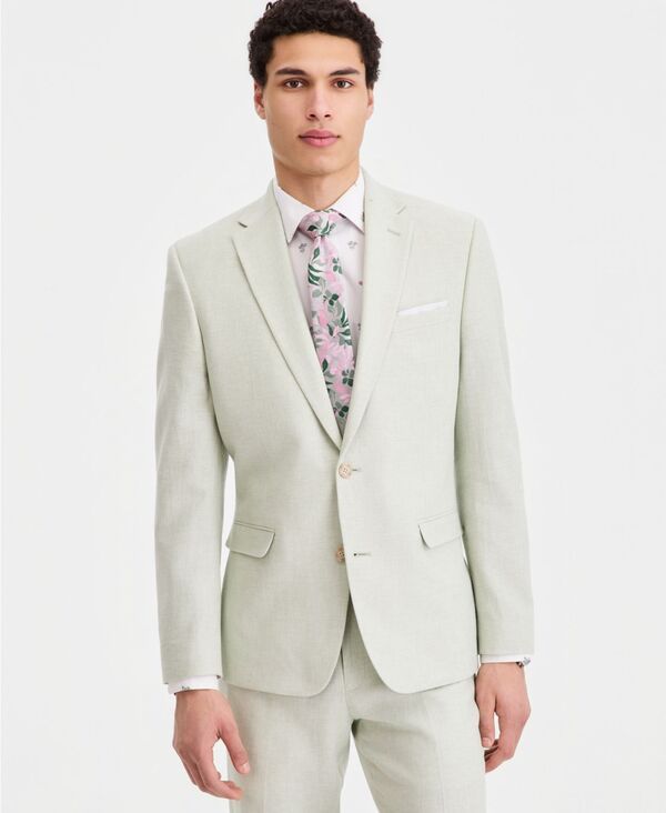 バースリー メンズ アウター ジャケット・ブルゾン リネン Bar III MenslimFit LinenBlend Suit Separates Jacket Macys Exclusive Mint ミント
