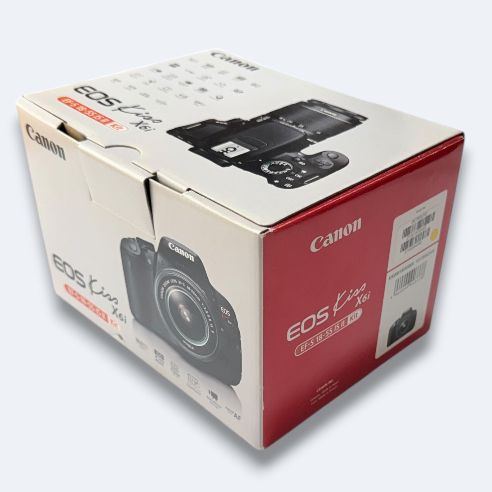 Canon デジタル一眼レフカメラ EOS Kiss X6i EF-S18-55 IS II レンズ