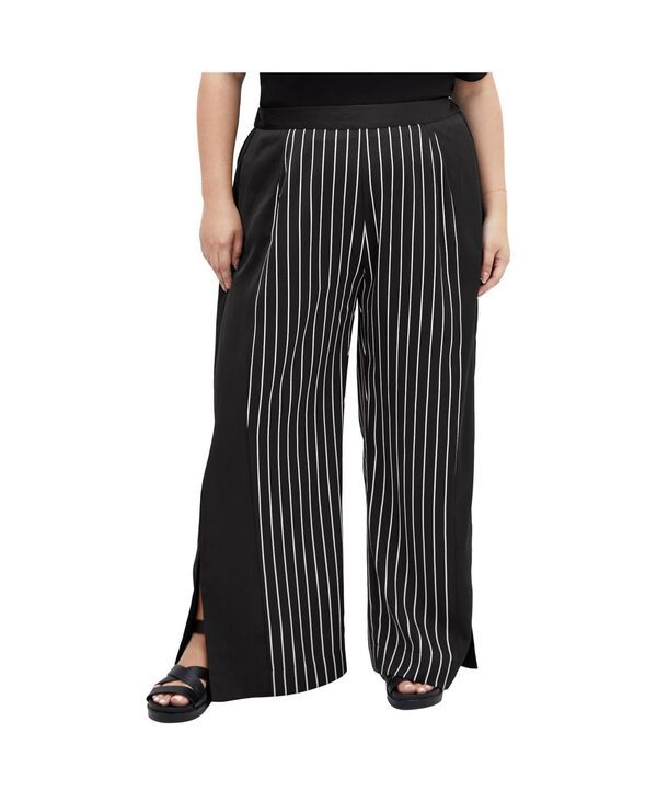 シティーシック レディース ボトムス カジュアルパンツ CITY CHIC Womens Enya Border Pant Stripe scarf ストライプ
