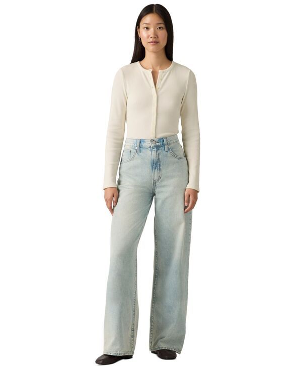 リーバイス レディース ボトムス デニムパンツ ジーンズ Levis Womens CinchWaist Lightweight Baggy Jeans A Little Hazy