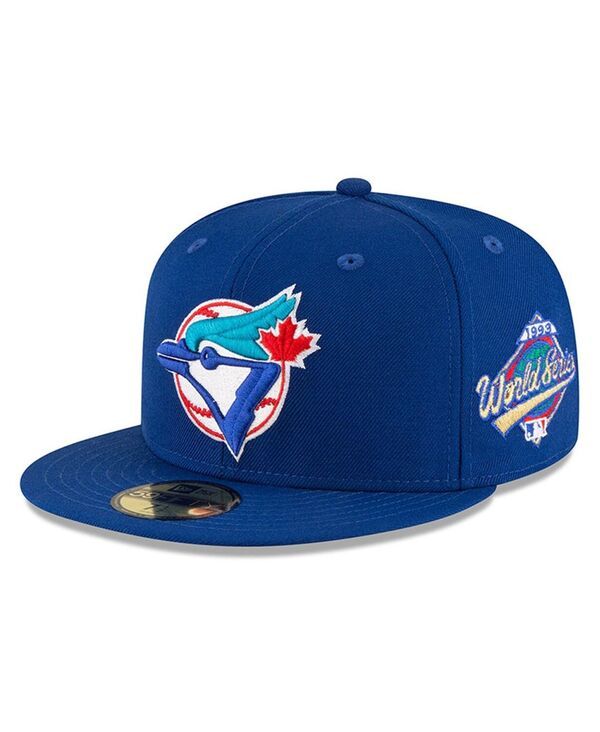 ニューエラ メンズ アクセサリー 帽子 ウール New Era Mens Royal Toronto Blue Jays 1993 World Series Wool 59FIFTY Fitted Hat Royal ブルー