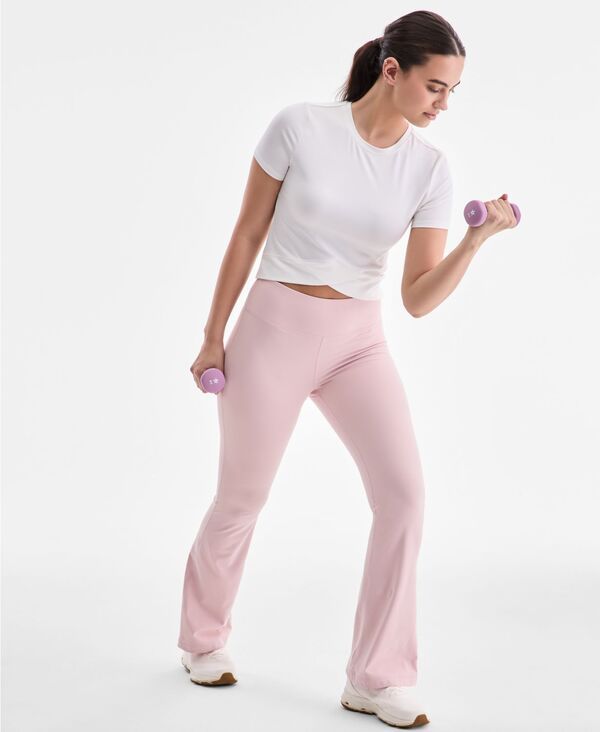 イデオロギー レディース ボトムス レギンス IDeology Womenstudio High Rise Flare Leggings Created for Macys Chalky Rose