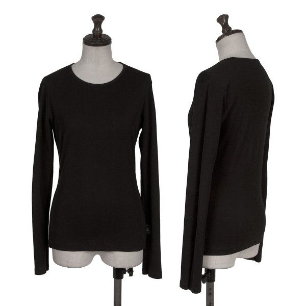 ヨウジヤマモト ファムYohji Yamamoto FEMME サイドタグカットソー 黒2