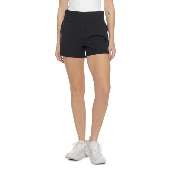エディー バウアー レディース ボトムス ハーフパンツ・ショーツ ショートパンツ Eddie Bauer TreeLine Shorts Black ブラック