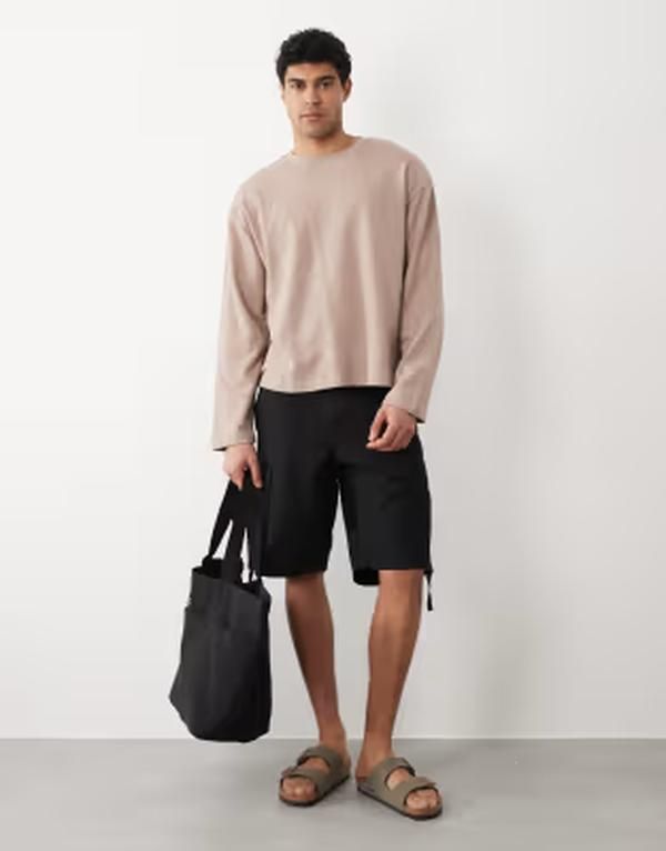 ジャック アンド ジョーンズ メンズ ボトムス ハーフパンツ・ショーツ ショートパンツ Jack Jones Cargo shorts Black ブラック