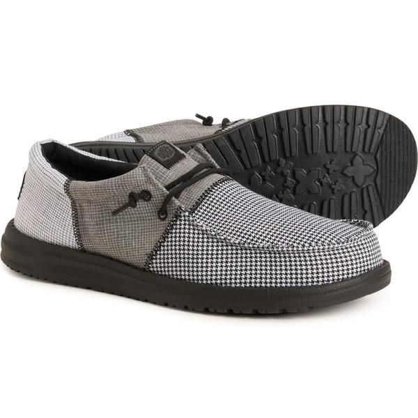 ヘイデュード メンズ シューズ スニーカー Hey Dude Wally TriMix Craft Sneakers SlipOns For Men BlackMulti ブラック