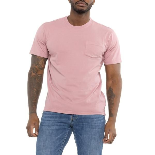 クイックシルバー メンズ トップス Tシャツ Quiksilver Saltwater Washed PocketShirt Short Sleeve Dusty Rose