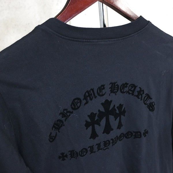 CHROME HEARTS 銀座店 クロムハーツ 新品 レディース 3セメタリークロス CHロゴ ロンT 長袖 size:S 黒 【30753】 CHROME HEARTS 銀座店 クロムハーツ 新品 レディース 3セメタリークロス CHロゴ ロンT 長袖 size:S 黒 【30753】