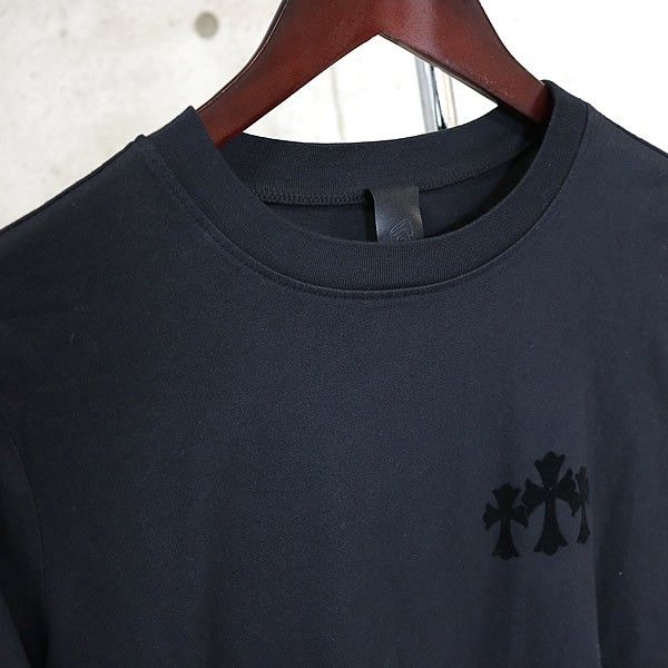 CHROME HEARTS 銀座店 クロムハーツ 新品 レディース 3セメタリークロス CHロゴ ロンT 長袖 size:S 黒 【30753】 CHROME HEARTS 銀座店 クロムハーツ 新品 レディース 3セメタリークロス CHロゴ ロンT 長袖 size:S 黒 【30753】