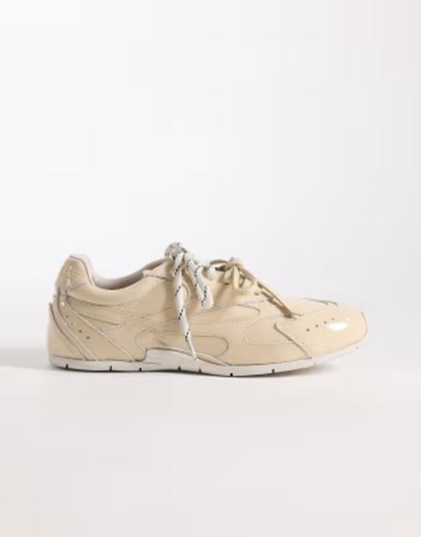 ブロンクス レディース シューズ スニーカー Bronx Myraa sneakers in patent butter yellow Butter yellow イエロー