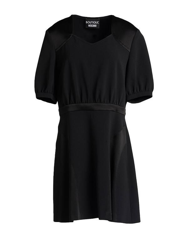 ブティックモスキーノ レディース トップス ワンピース BOUTIQUE MOSCHINO ミニワンピース・ドレス Black ブラック