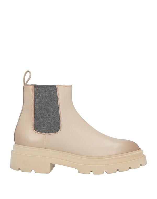 サントーニ レディース シューズ ブーツ・レインブーツ SANTONI ショートブーツ Beige ベージュ