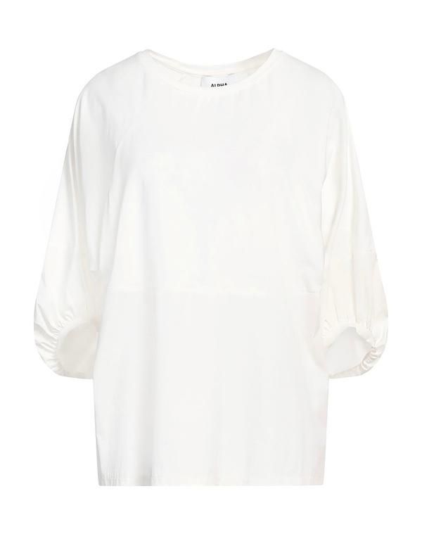 アルファス テューディオ レディース トップス Tシャツ ALPHA STUDIO Ｔシャツ White ホワイト