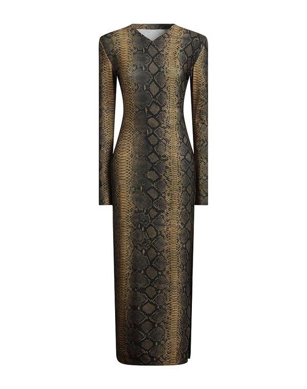 ノーマカマリ レディース トップス ワンピース NORMA KAMALI ロングワンピース・ドレス Military Green グリーン