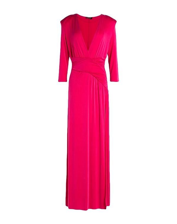 リュージョー レディース トップス ワンピース LIU JO ロングワンピース・ドレス Magenta マゼンタ