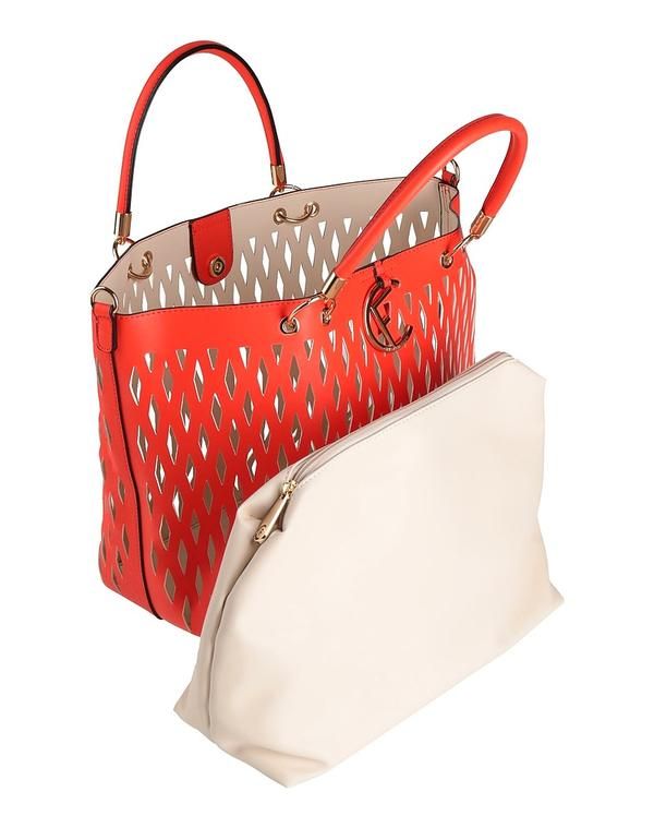 クリスチーナエフェ レディース バッグ CRISTINAEFFE ハンドバッグ Tomato Red レッド