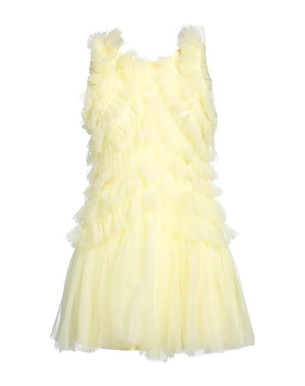 アニエバイ レディース トップス ワンピース ANIYE BY ミニワンピース・ドレス Yellow イエロー