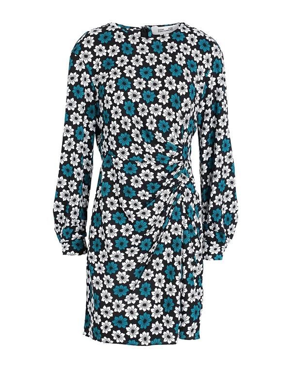 ダイアン フォン ファステンバーグ レディース トップス ワンピース DIANE VON FURSTENBERG ミニワンピース・ドレス Black ブラック
