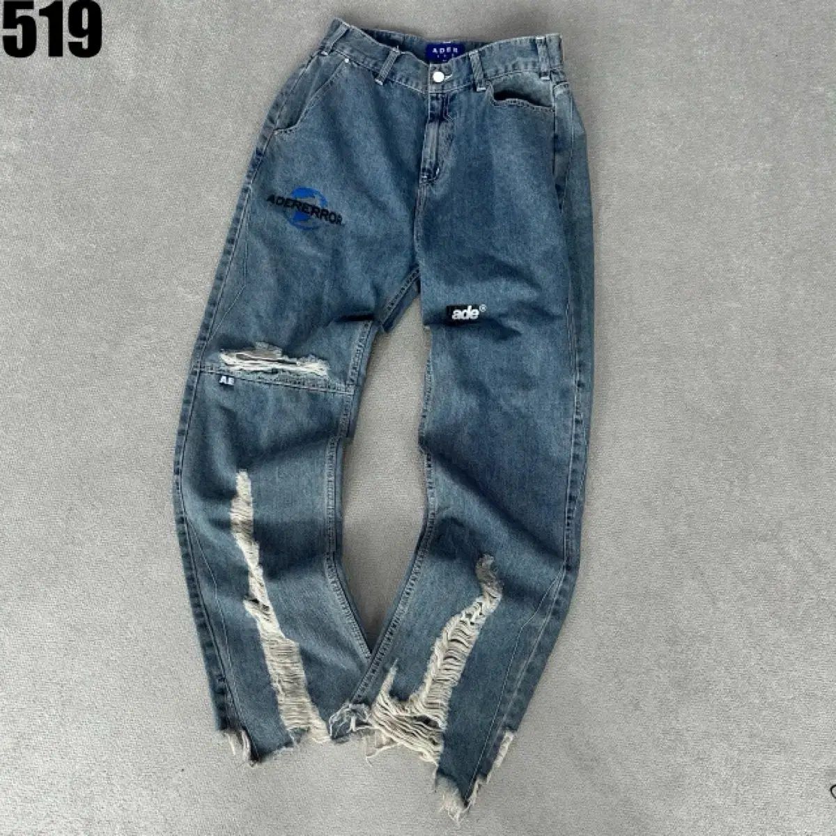 ADER ERROR アーダーエラー デニム ウォッシュ ダメージジーン A3