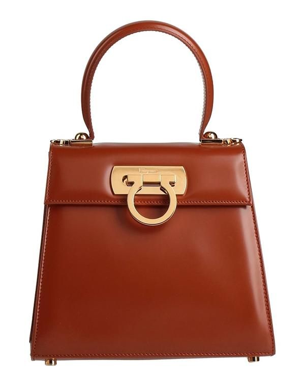 フェラガモ レディース バッグ FERRAGAMO ハンドバッグ Brown ブラウン
