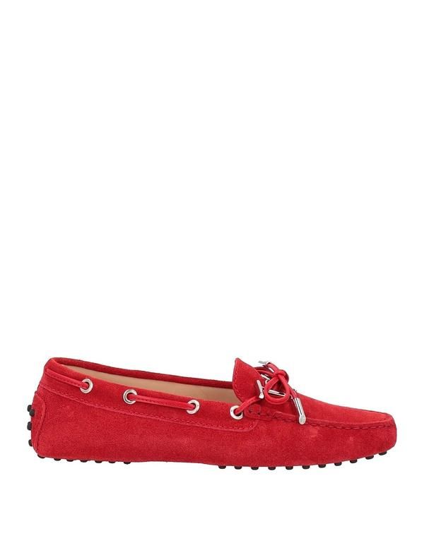 【送料無料】 トッズ レディース スリッポン・ローファー シューズ モカシン Red