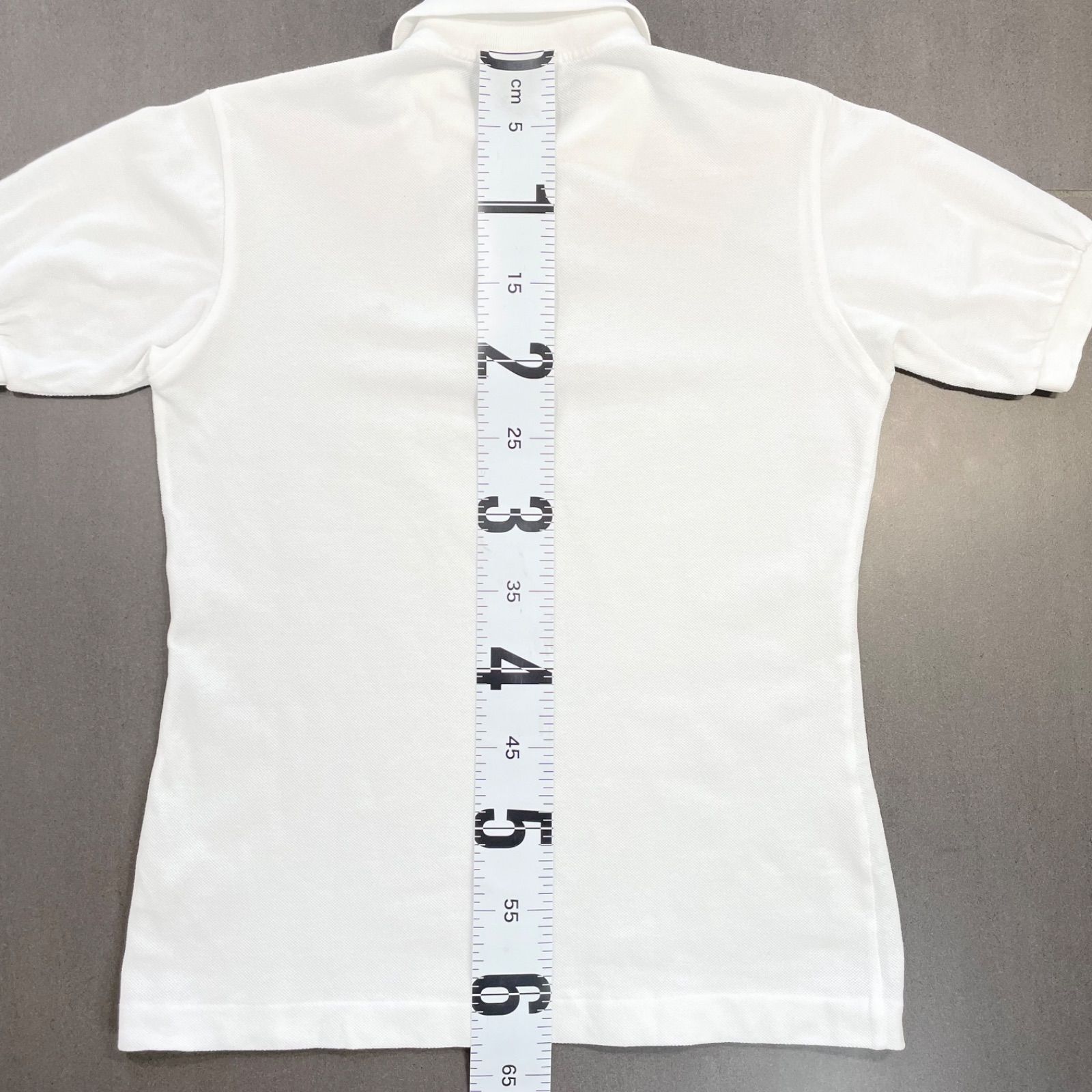 LACOSTE ラコステ クラシックポロシャツ 白 ワニロゴ サイズ3(M 