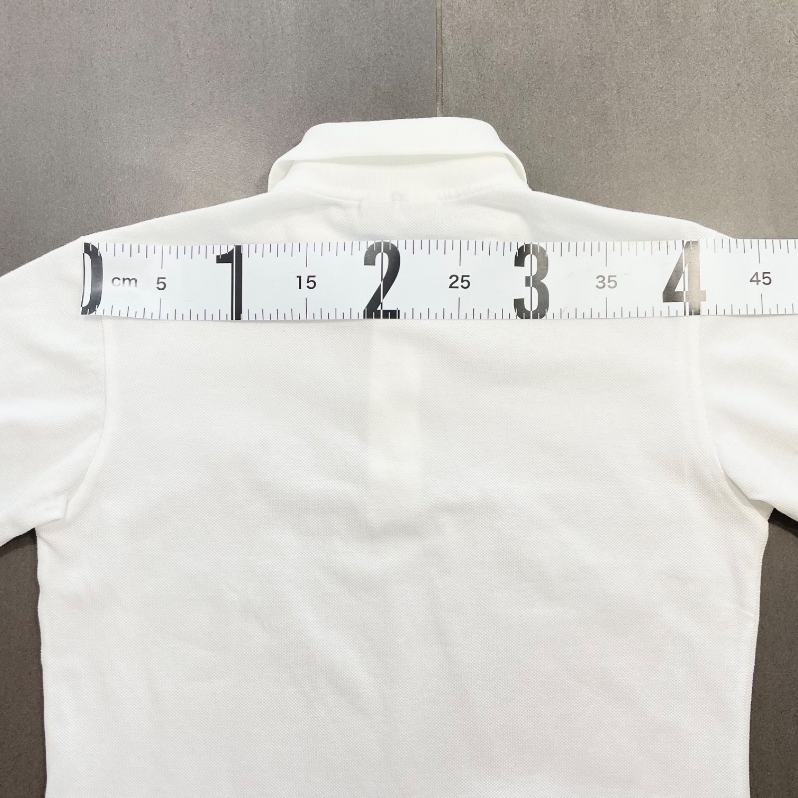 LACOSTE ラコステ クラシックポロシャツ 白 ワニロゴ サイズ3(M 