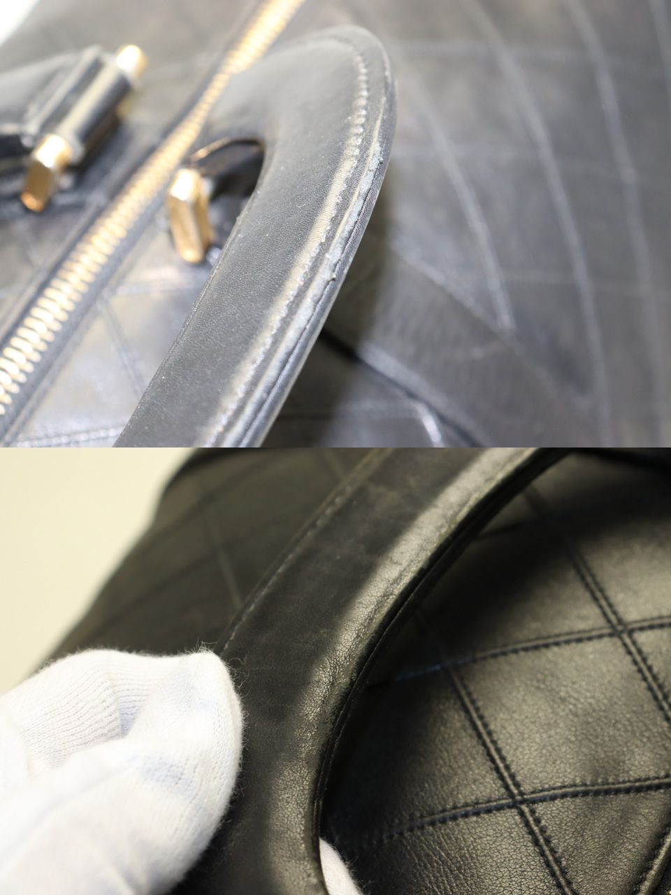 ■CHANEL 0番台 ビコローレ GD金具 レザー ボストンバッグ シャネル ■0507pg31348 ■CHANEL 0番台 ビコローレ GD金具 レザー ボストンバッグ シャネル ■0507pg31348