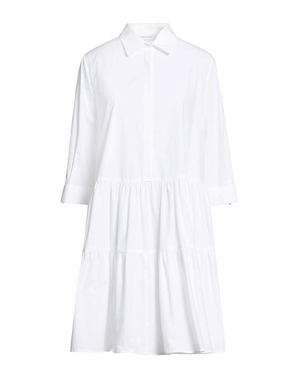 ファビアナ フィリッピ レディース トップス ワンピース FABIANA FILIPPI シュミーズドレス White ホワイト